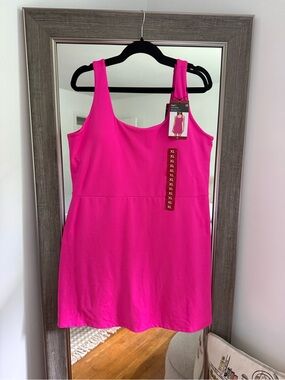 Bright Fuchsia Gap Active Tank Dress NWT size XL